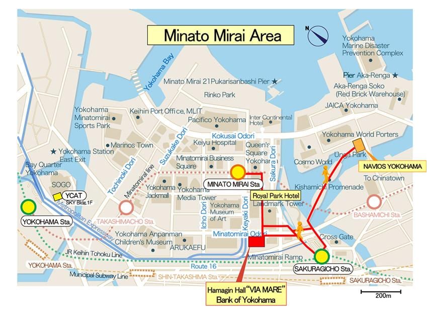 minato mirai 21 نقشه